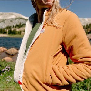 Reversible Mustard & Fleece Bomber Jacket